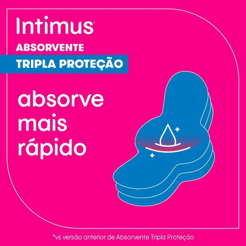 Absorvente Externo Intimus Tripla Proteção Suave Com Abas 42 Unidades - 4