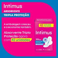 Absorvente Externo Intimus Tripla Proteção Suave Com Abas 42 Unidades - 2