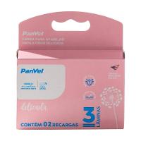 Recarga Para Aparelho Depilatório Delicada 3 Lâminas Panvel 2 Unidades - 2