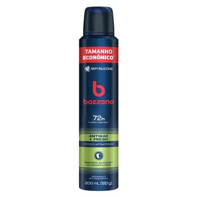 Desodorante Aerossol Antitranspirante Bozzano Fresh 200ml
