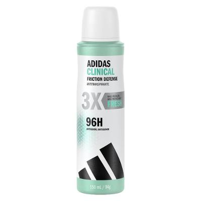 Desodorante Antitranspirante Aerossol Adidas Clinical Feminino Fresh 150ml