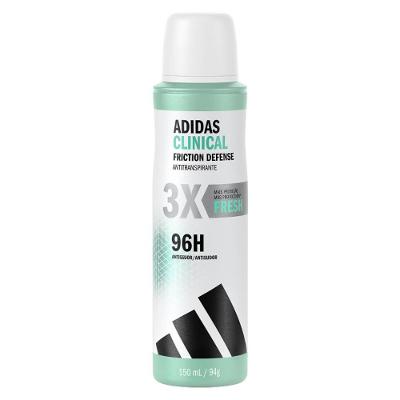 Desodorante Antitranspirante Aerossol Adidas Clinical Feminino Fresh 150ml