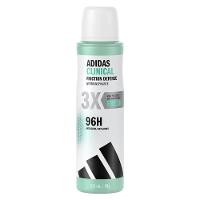 Desodorante Antitranspirante Aerossol Adidas Clinical Feminino Fresh 150ml - 1