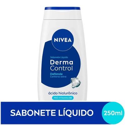 Sabonete Líquido Corporal Nivea Derma Control Defende 250ml