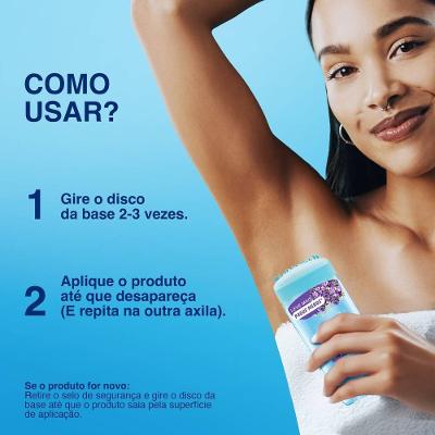 Desodorante Antitranspirante Em Gel Secret Lavanda 73g