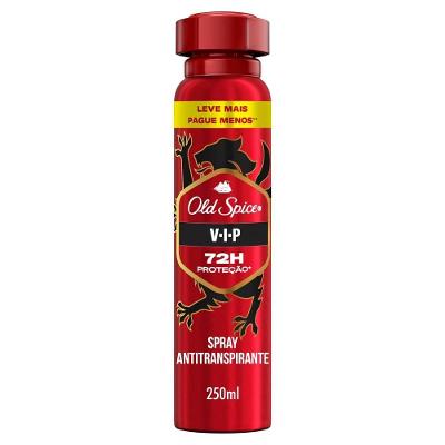  Desodorante Antitranspirante Old Spice Aerossol Vip 250ml