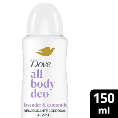 Desodorante Corporal Aerosol All Body Deo Dove Lavander & Camomila 150ml
