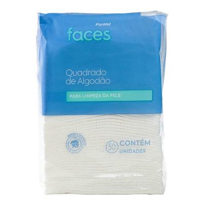 Algodão Quadrado Todos Os Tipos De Pele Com 50 Unidades Panvel Faces