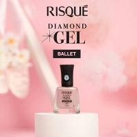 Esmalte Risqué Diamond Gel Ballet Metálico 9,5ml - 2