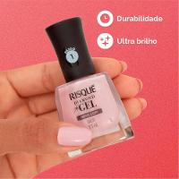Esmalte Risqué Diamond Gel Ballet Metálico 9,5ml - 3
