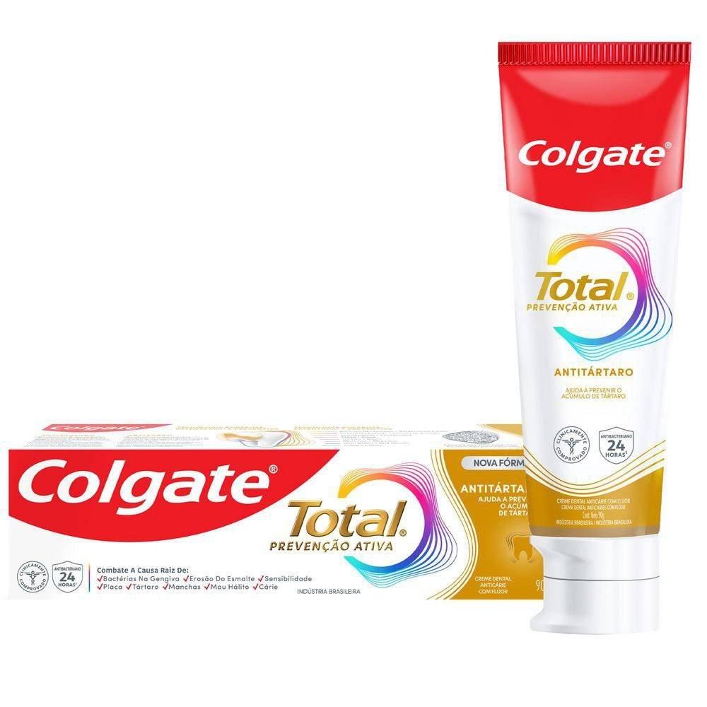 Creme Dental Colgate Total Anti Tártaro 90g - 1