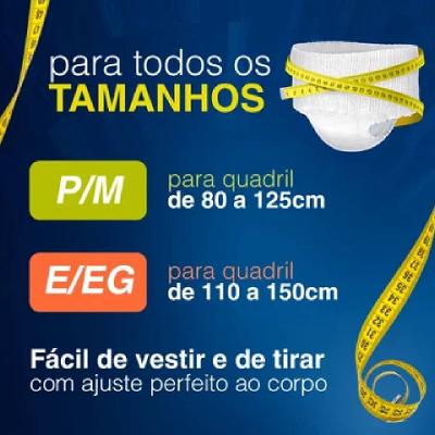 Roupa Íntima Unissex Panvel Vida Plena Pants P/m 32 Unidades