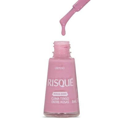 Esmalte Risqué Clima Tenso Entre Rosas Cremoso 8ml