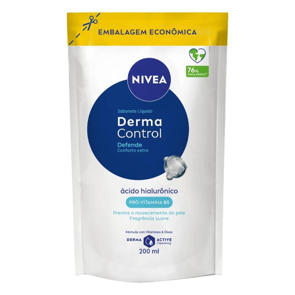Sabonete Líquido Corporal Nivea Derma Control Defende Refil 200ml - 1