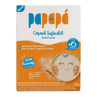 Cereal Infantil Papapá Multicereais 170g