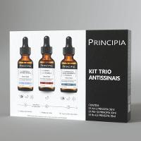Kit Principia Trio Antissinais Sérum Ácido Hialurônico 2% + Sérum Peptídeos 10% + Sérum Retinol 0,3% - 2