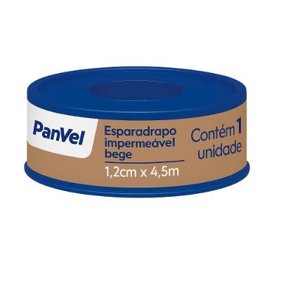 Esparadrapo Impermeável Bege 1,2cmx4,5m Panvel