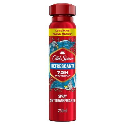  Desodorante Antitranspirante Old Spice Aerossol Refrescante 250ml