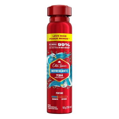 Desodorante Spray Antitranspirante Old Spice Refrescante 250ml