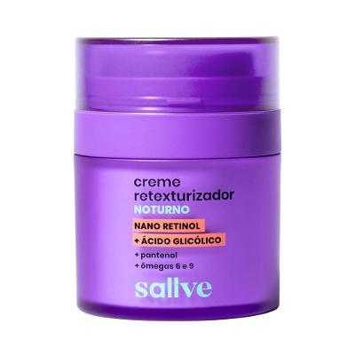 Creme Facial Retexturizador Sallve Noturno 30g