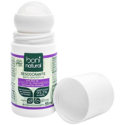 Desodorante Roll-on Boni Natural Coco E Magnésio 55ml