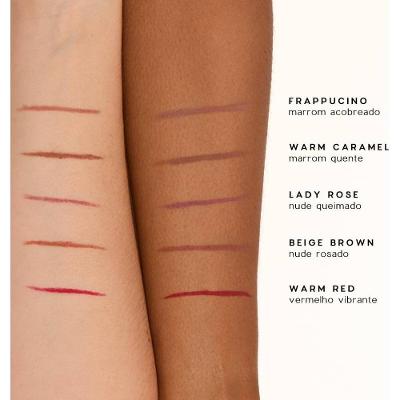 Lápis De Contorno Labial Océane Edition Lip Liner Warm Caramel 1,2g