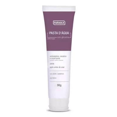 Pasta D´água Com Glicerina Farmax 90g