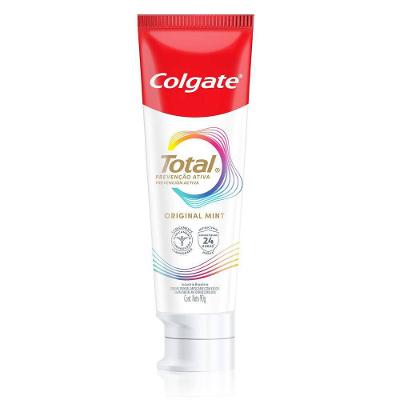 Kit Creme Dental Colgate Total Original Mint 4 Unidades 90g Cada