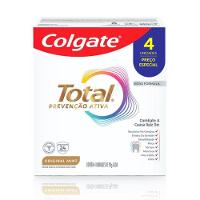 Kit Creme Dental Colgate Total Original Mint 4 Unidades 90g Cada - 2