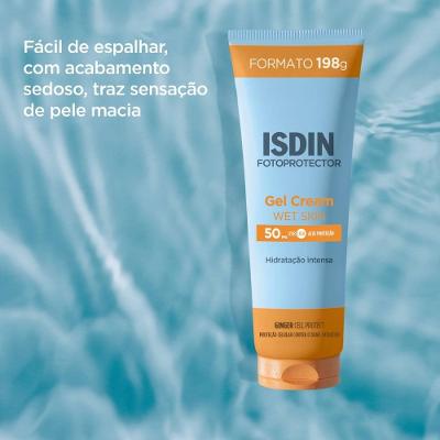 Protetor Solar Corporal Gel Isdin Fotoprotector Cream Fps50 198g