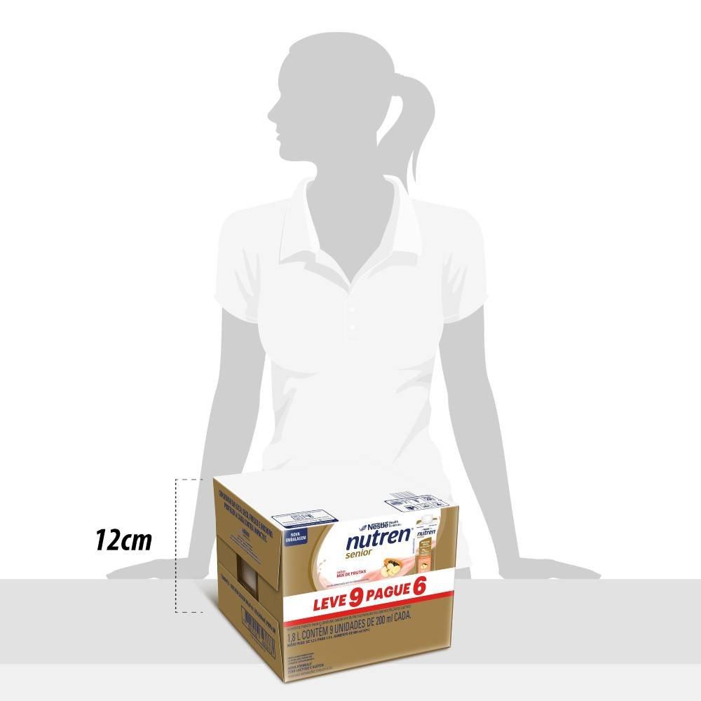 Pack Complemento Alimentar Nutren Senior Mix De Frutas 200ml Leve 9 Pague 6 Unidades - 4