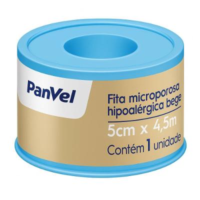 Fita Microporosa Bege 5cmx4,5m Panvel
