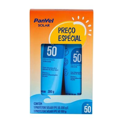 Kit Protetor Solar Panvel Fps50 200g + 100g