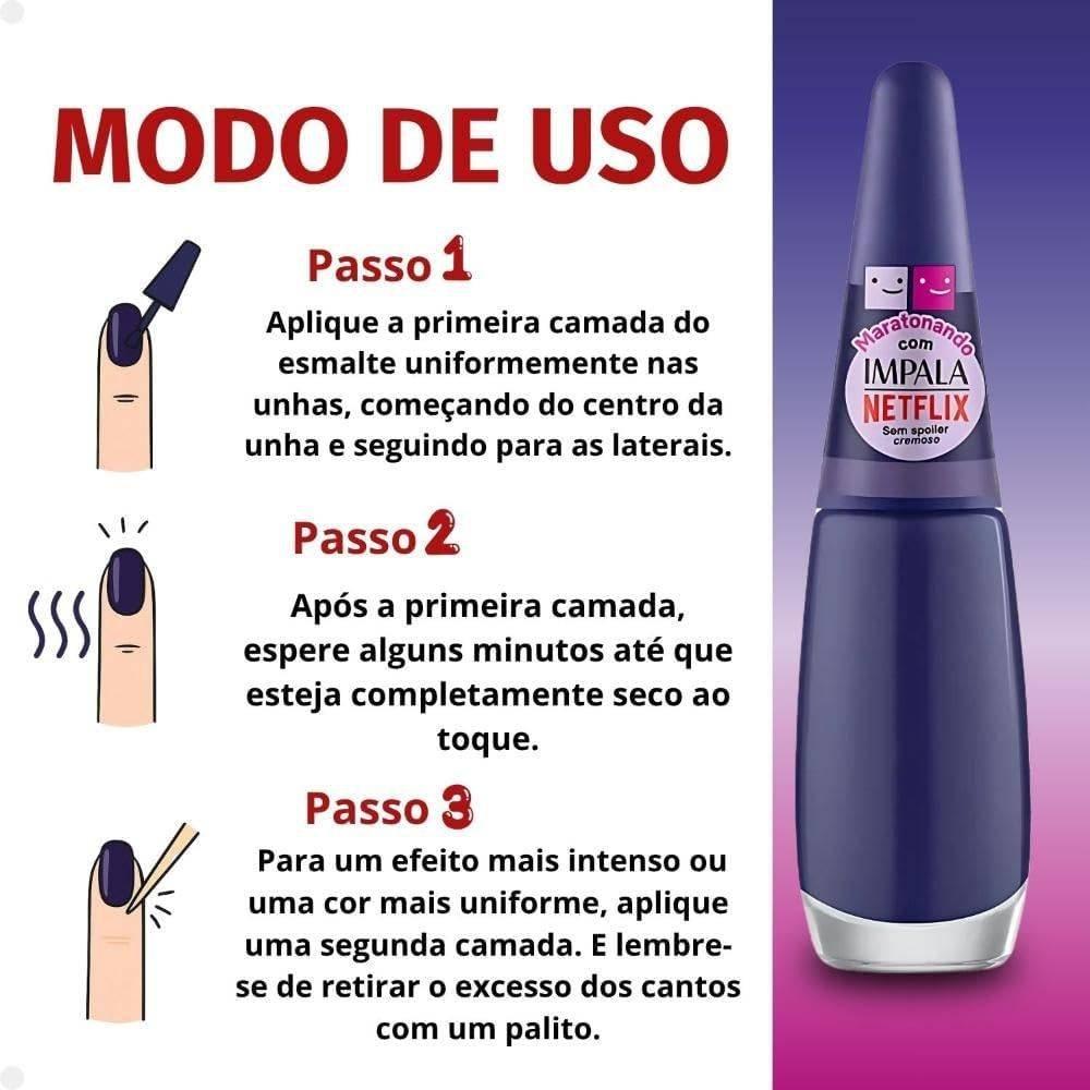 Esmalte Impala Netflix Sem Spoiler 7,5ml - 4