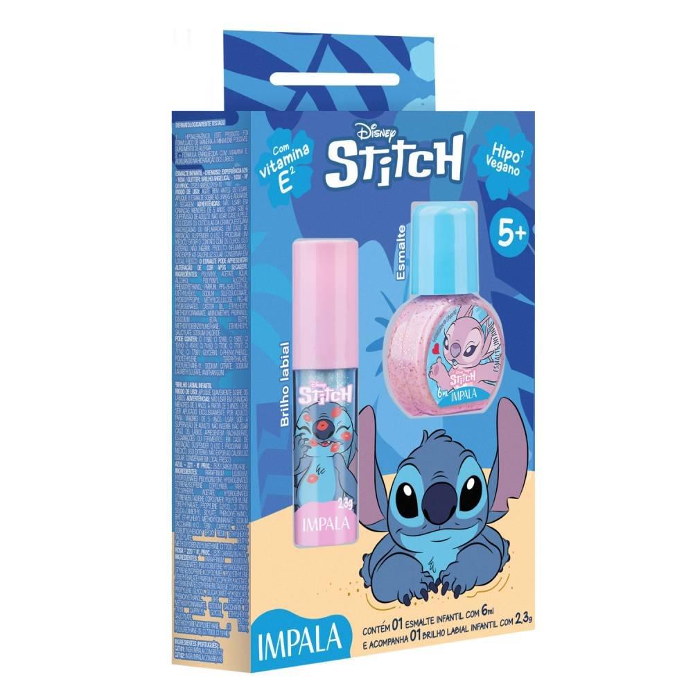 Kit Impala Infantil Angel Esmalte 6ml + Brilho Labial 2,3g - 1