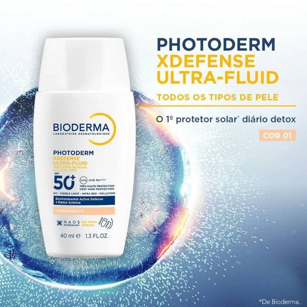 Protetor Solar Facial Bioderma Photoderm Xdefense Spf50+ Cor 1.0 40ml - 2