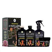 Kit Lola Morte Súbita Shampoo 250ml + Condicionador 250g + Spray Reparação 250ml + Máscara 100g - 3
