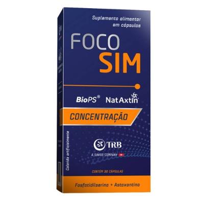 Suplemento Alimentar Foco Sim 30 Cápsulas
