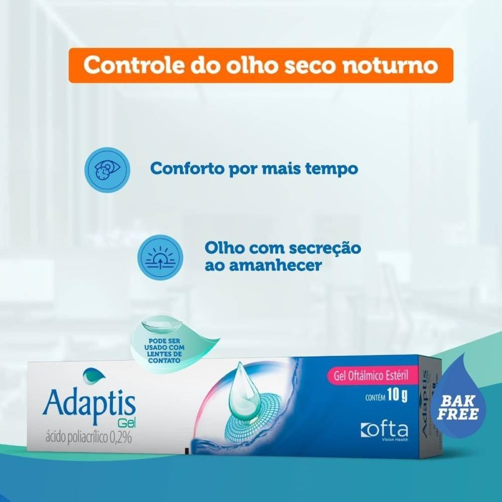  Adaptis 0,2% Gel Oftalmológico 10g - 2