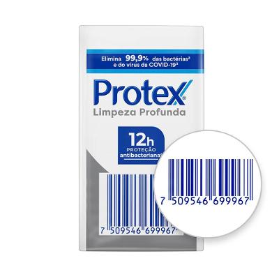 Kit Sabonete Em Barra Protex Limpeza Profunda 3 Unidades 85g Cada