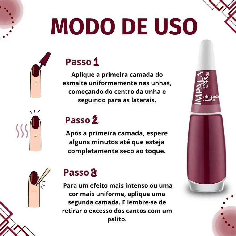Esmalte Impala A Cor Da Sua Moda Cremoso Elegante 7,5ml - 4