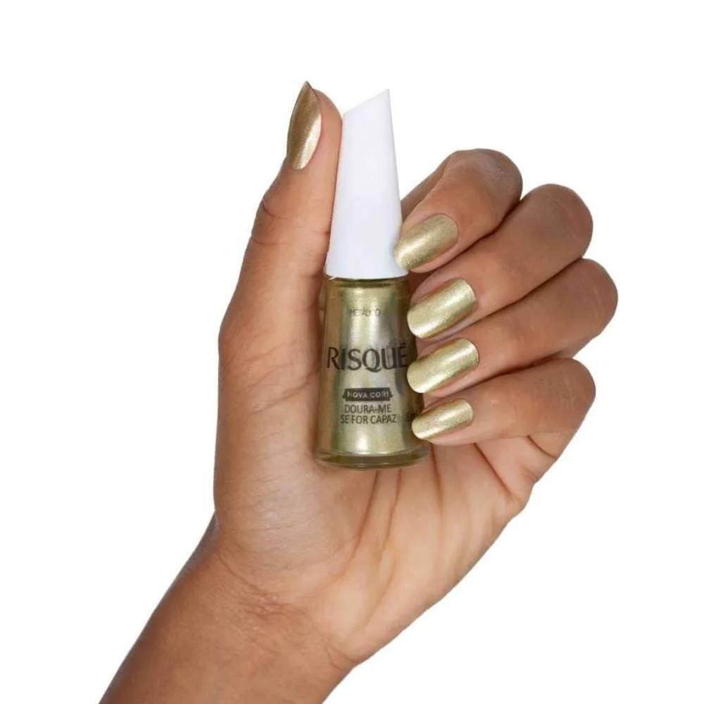 Esmalte Risqué Doura-me Se For Capaz Metálico 8ml - 2