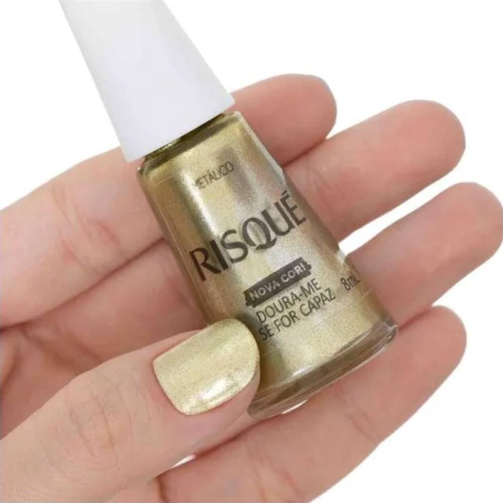 Esmalte Risqué Doura-me Se For Capaz Metálico 8ml - 3