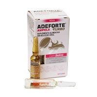 Suplemento Alimentar Adeforte Turbo Ampola 3ml + Ampola Biotina 3ml - 3