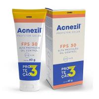 Protetor Solar Facial Controle Da Oleosidade Acnezil Fps 30 60g - 1