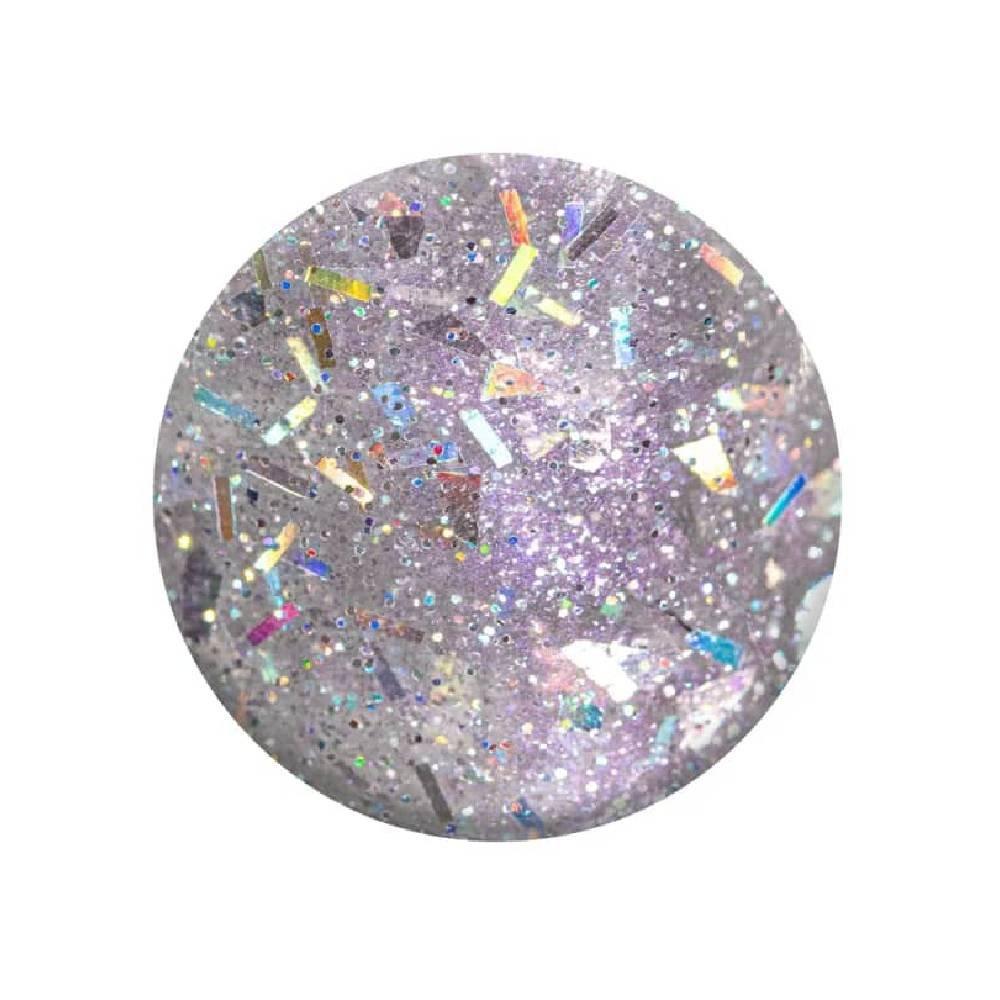 Esmalte Risqué Livre Para Brilhar Glitter Prata Capricha No Glow 8ml - 4