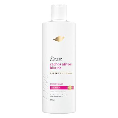 Shampoo Dove Cachos Ativos + Biotina Expert Em Danos 370ml