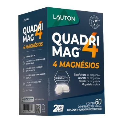 Suplemento Alimentar Quadrimag 4 Magnésios Lauton 60 Comprimidos