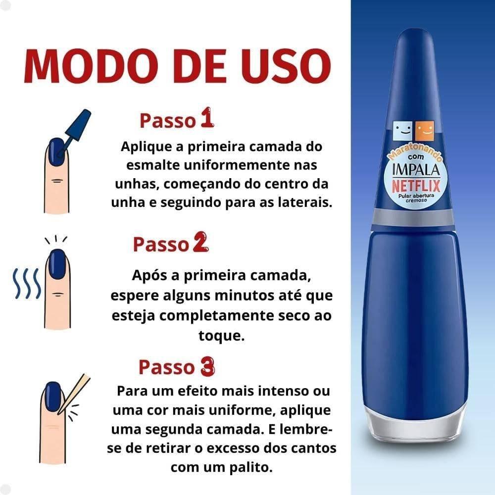 Esmalte Impala Netflix Pular Abertura 7,5ml - 4