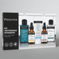 Kit Principia Antissinais Gel Limpeza Gl-1+ Vitamina C 10% + Cm-01 + Retinol 0,3% + Tônico Al-7 - 3